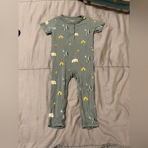 Kyte Camping Short Sleeve Romper
